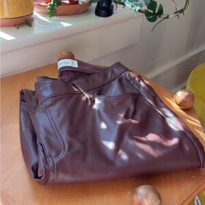 Abercrombie and Fitch Vegan Leather Pants